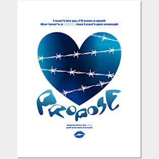 Propose Blue Version Posters and Art